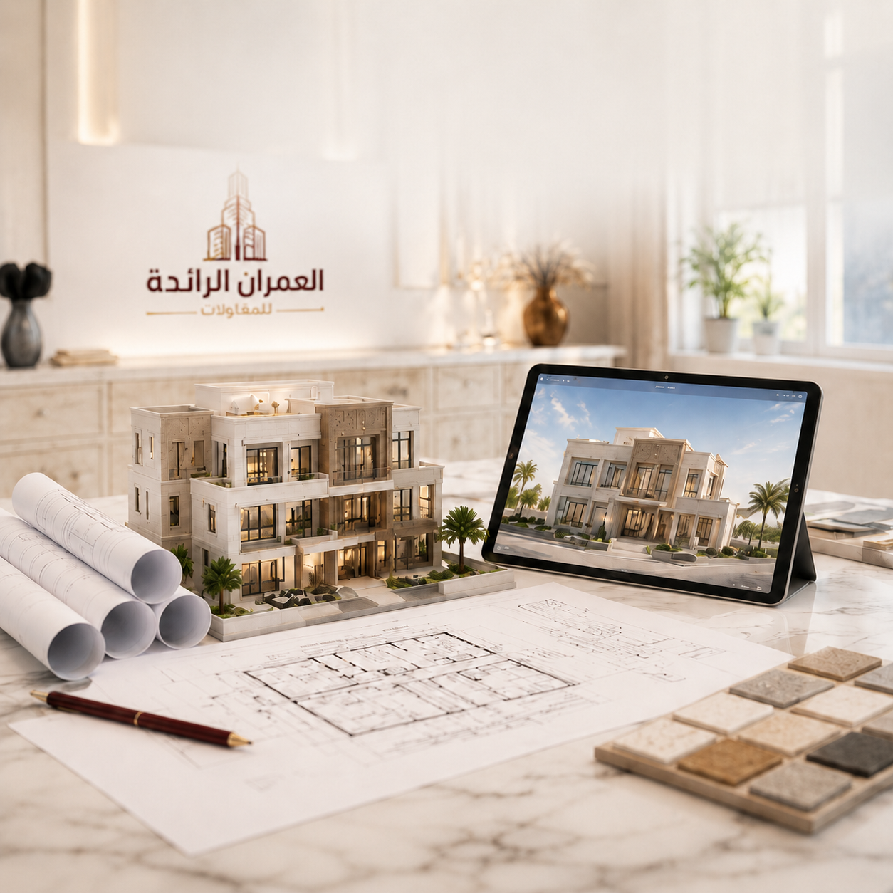 إعداد المخططات والتصورات ثلاثية الأبعاد